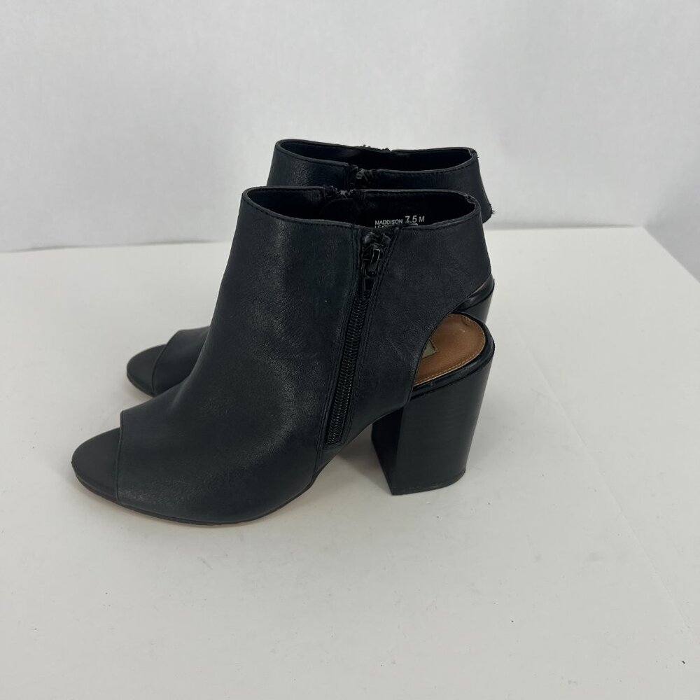 Steve Madden Maddison Open Toe Block Heel Bootie - Picture 6 of 14